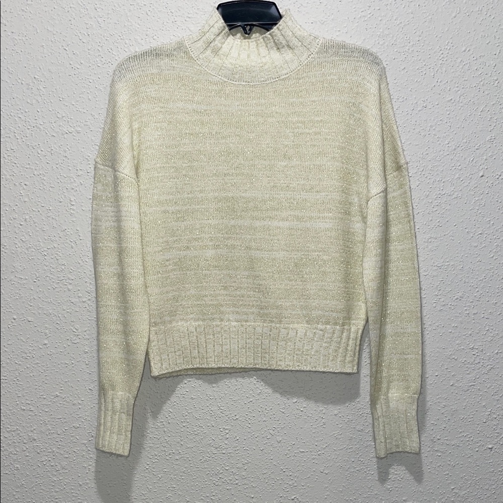 NSR Cream Cowl Neck Sweater